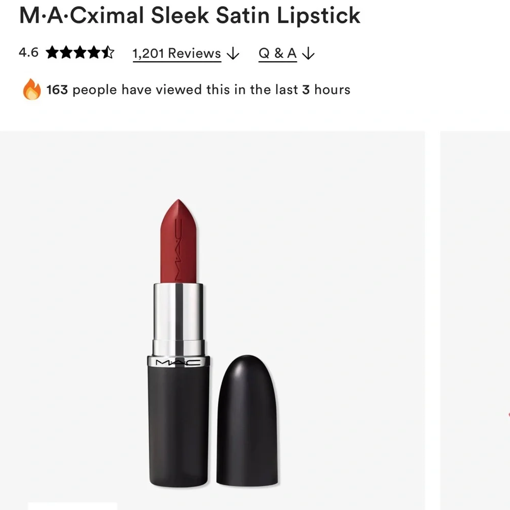 New! Maximal Sleek Satin Lipstick - Brick-o-la